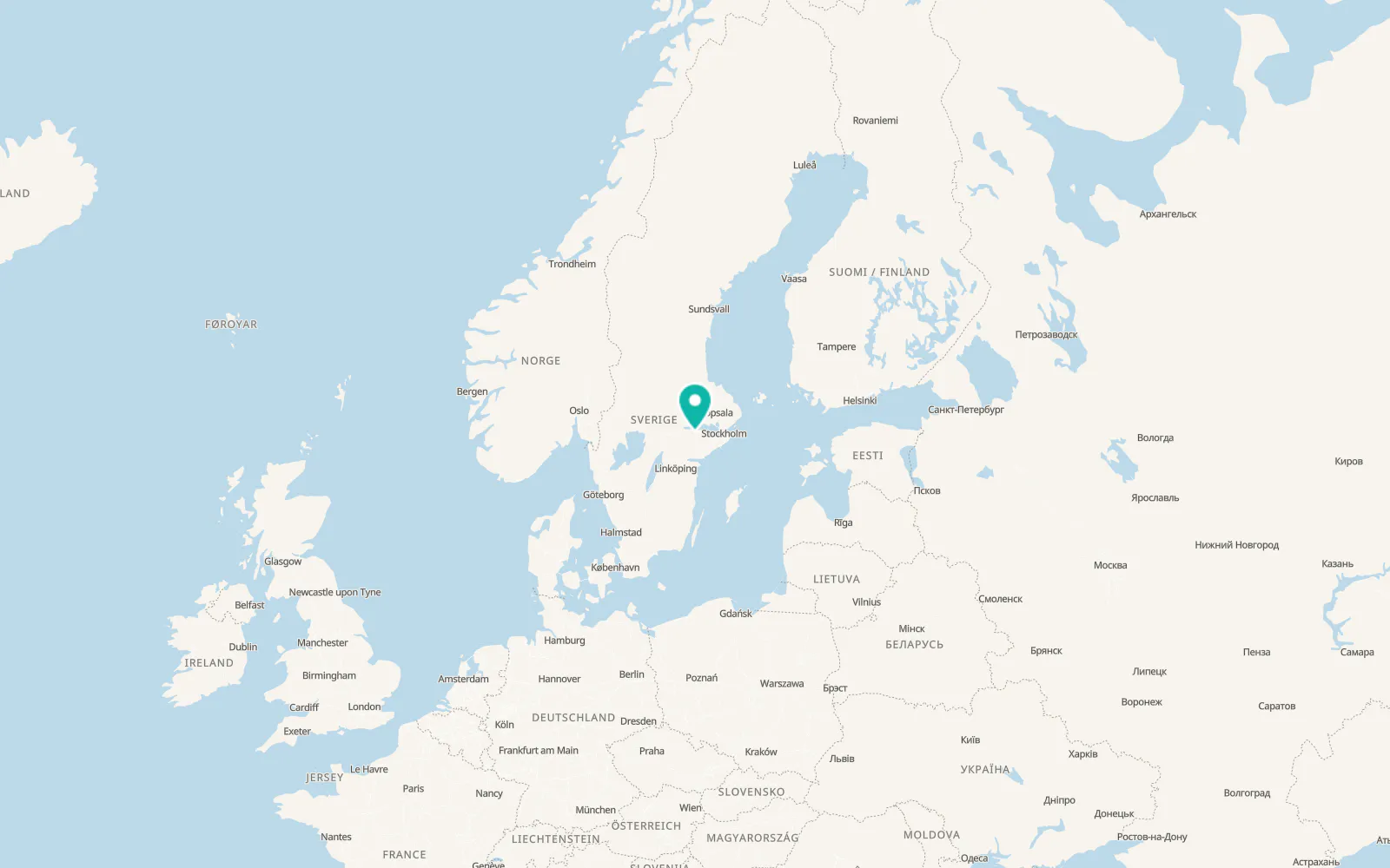 Map of Hällberga