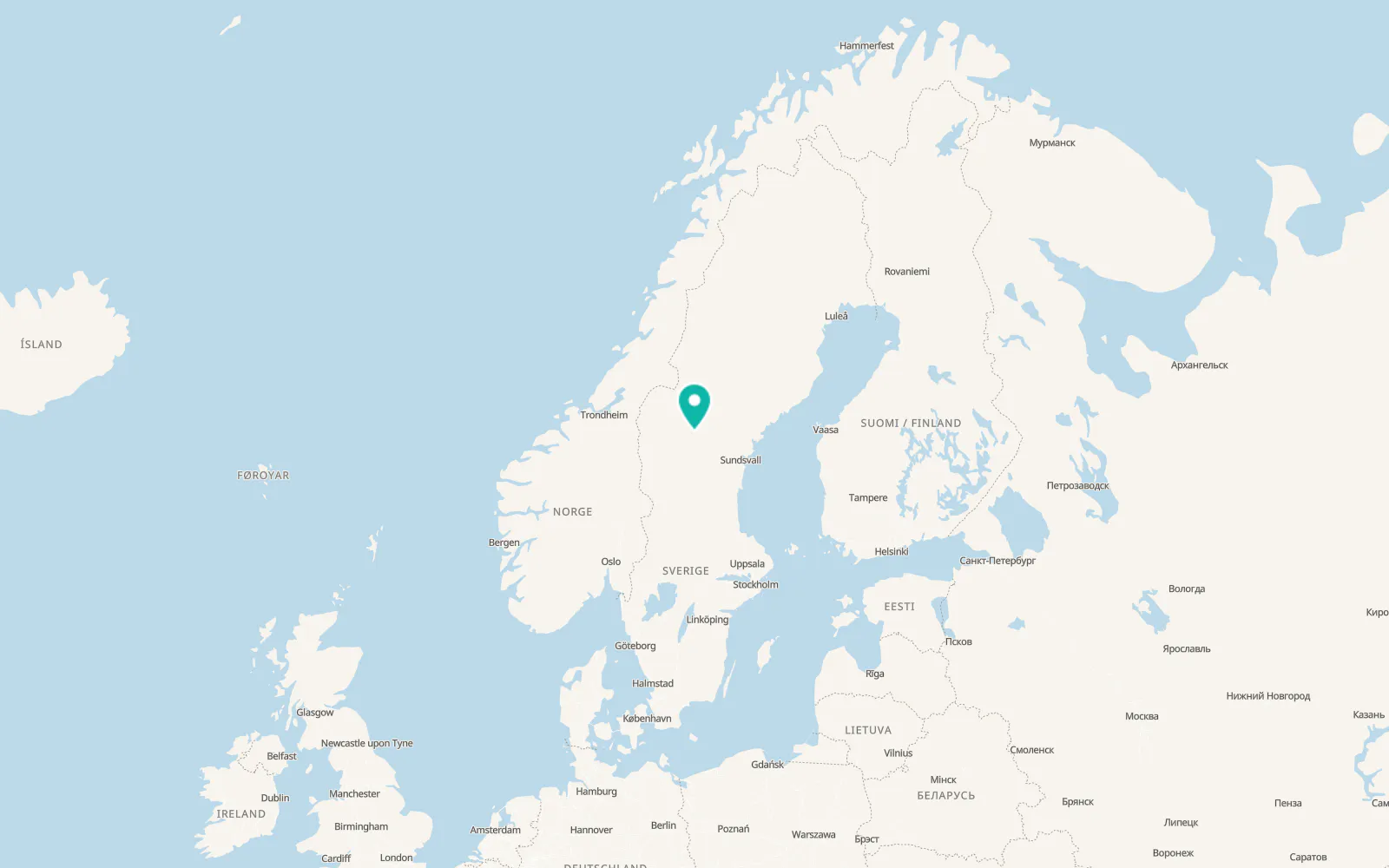 Map of Hållsta