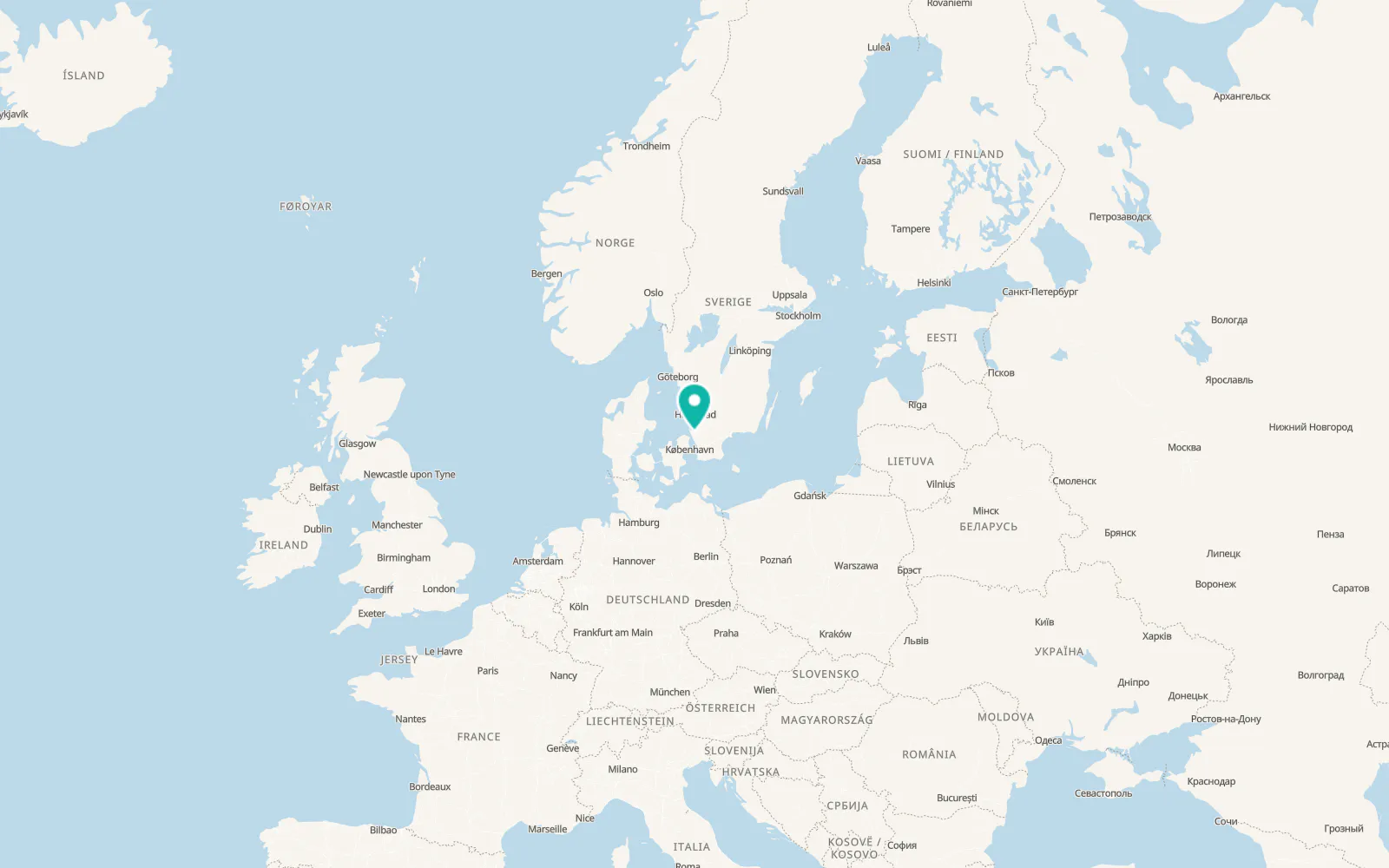 Map of Hasslarp