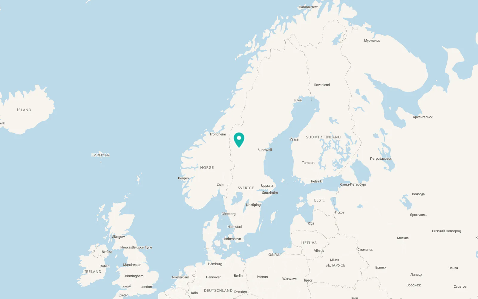 Map of Hede