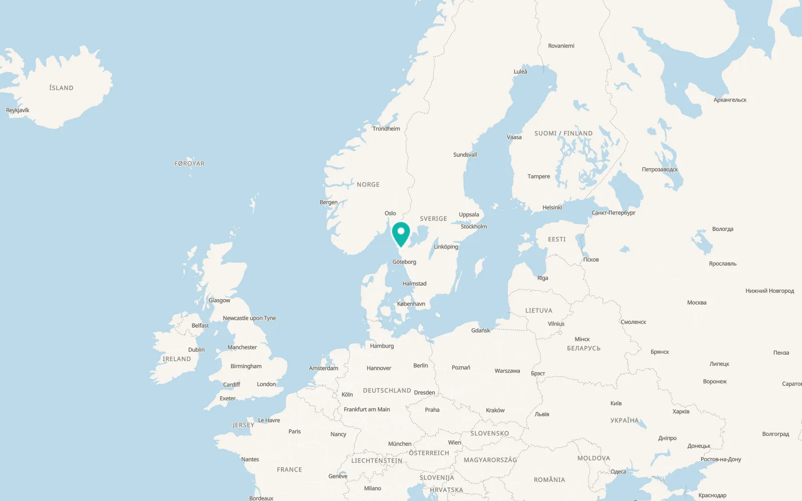 Map of Henån