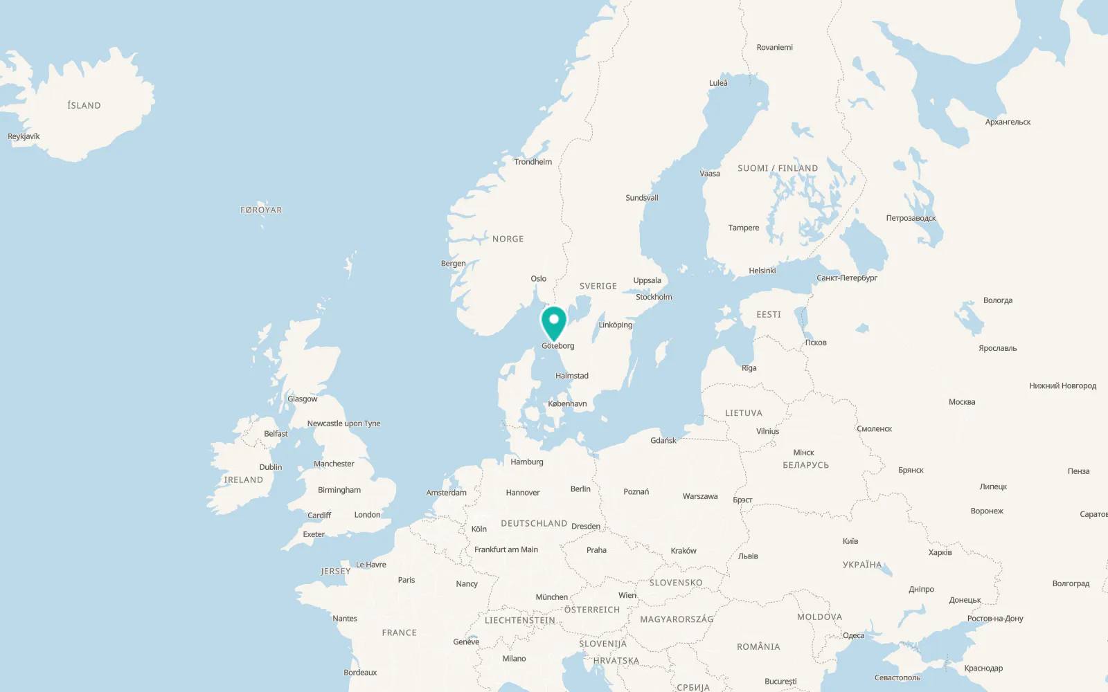 Map of Hjuvik
