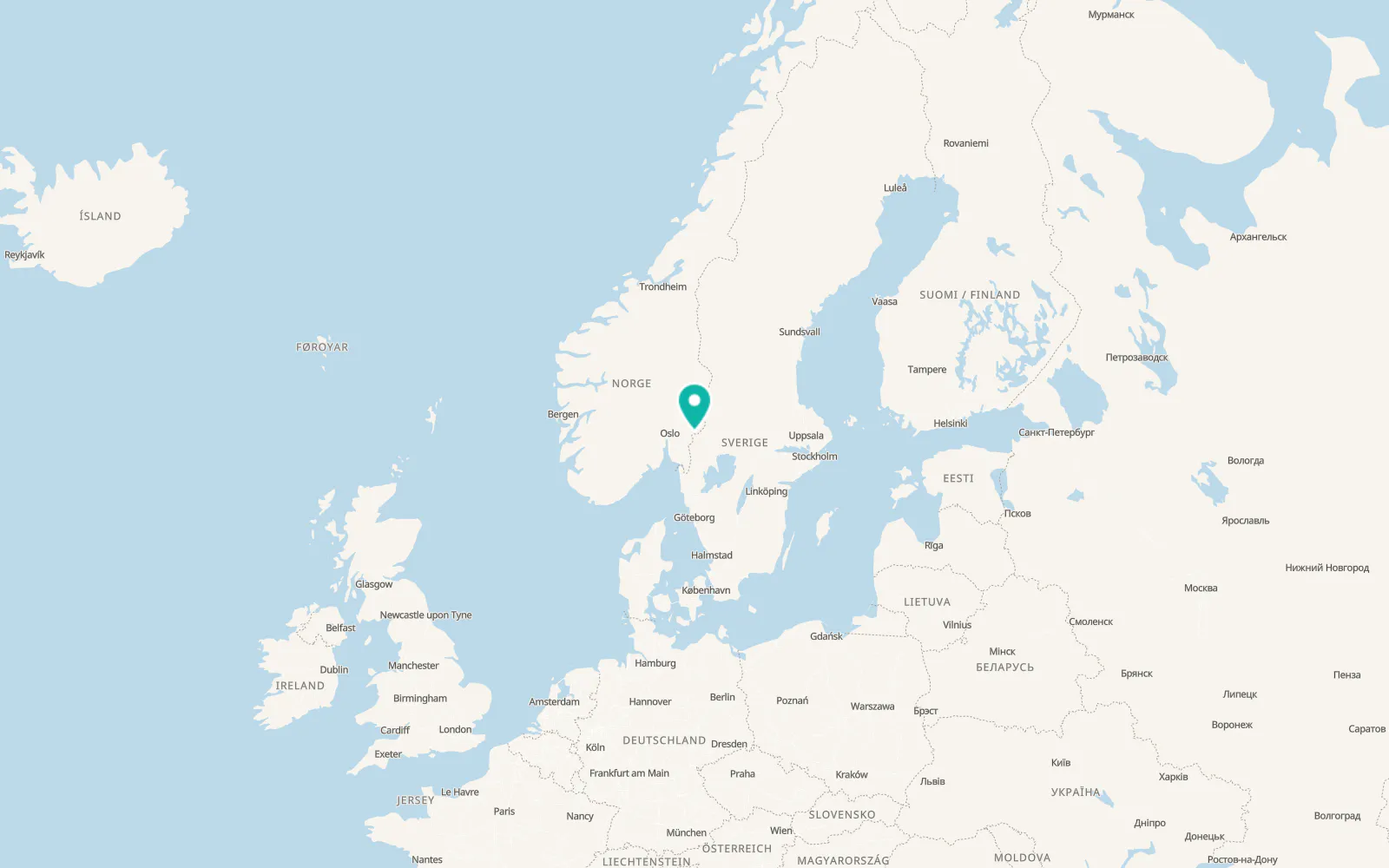 Map of Högsäter