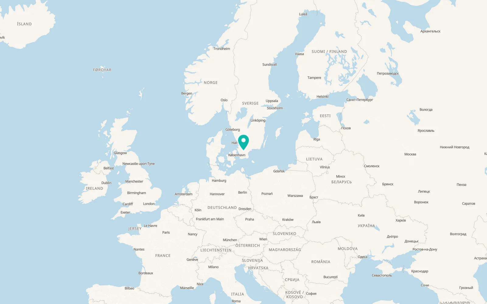 Map of Höör