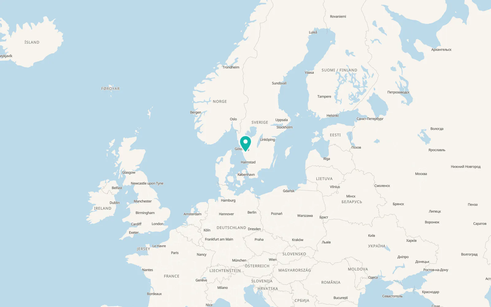 Map of Horred