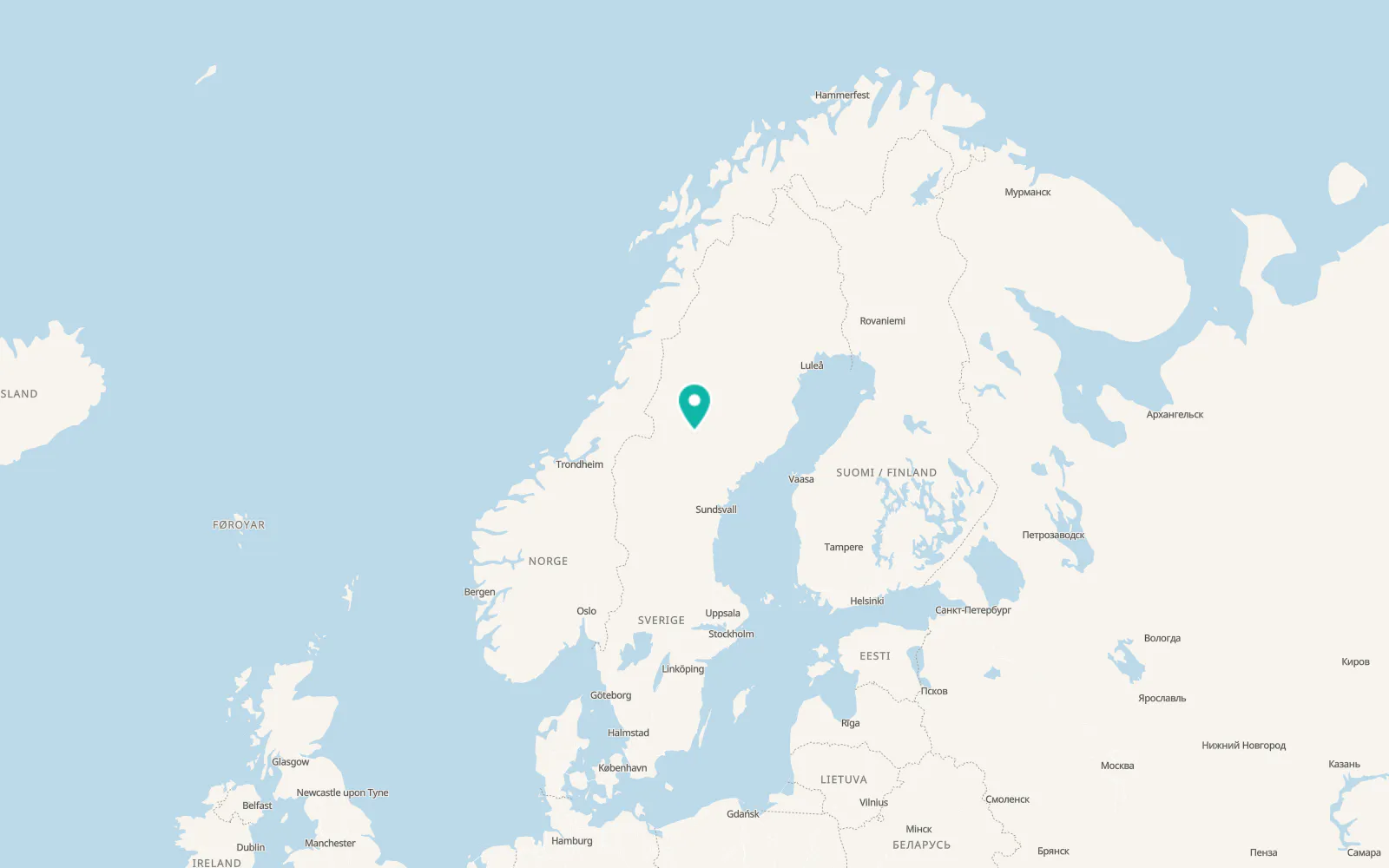 Map of Hoting
