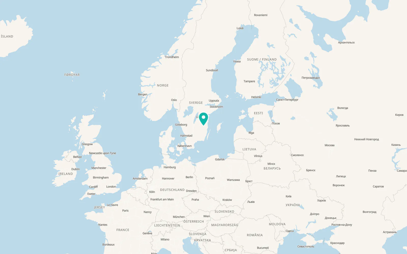 Map of Hultsfred