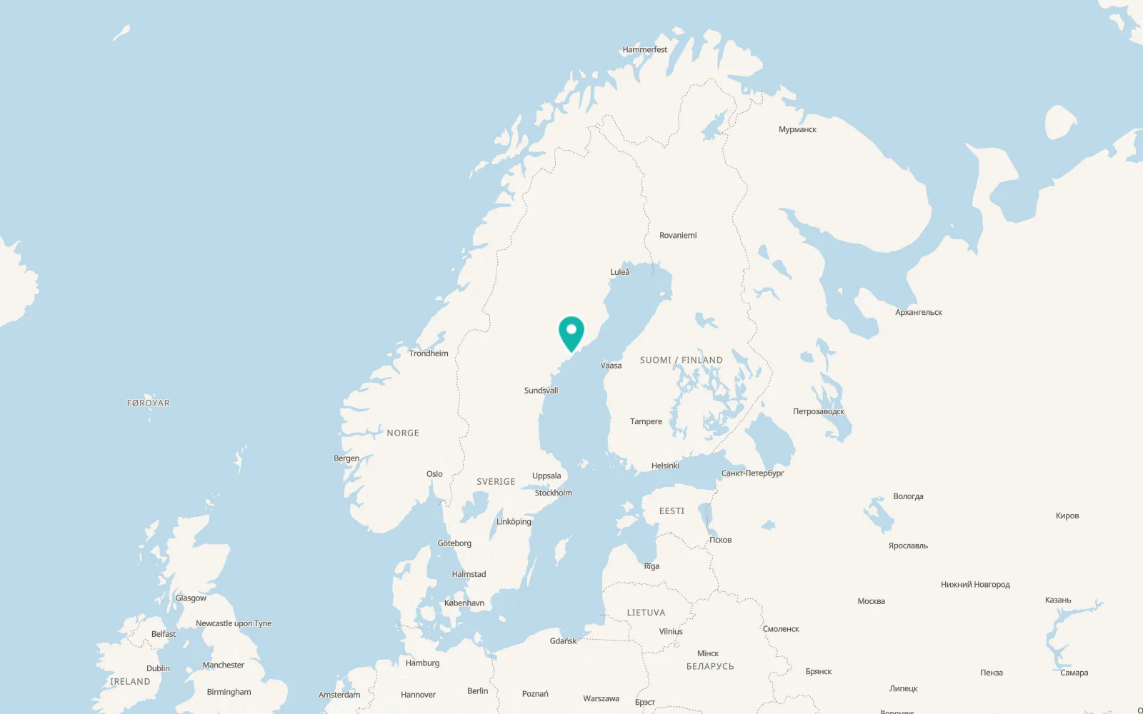 Map of Husum