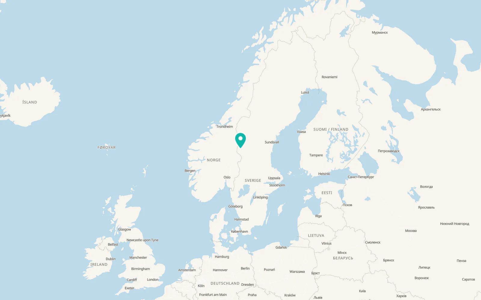 Map of Idre