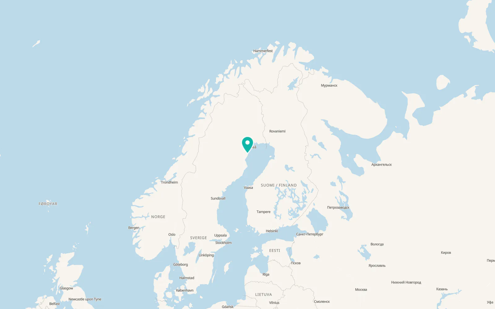 Map of Jävre
