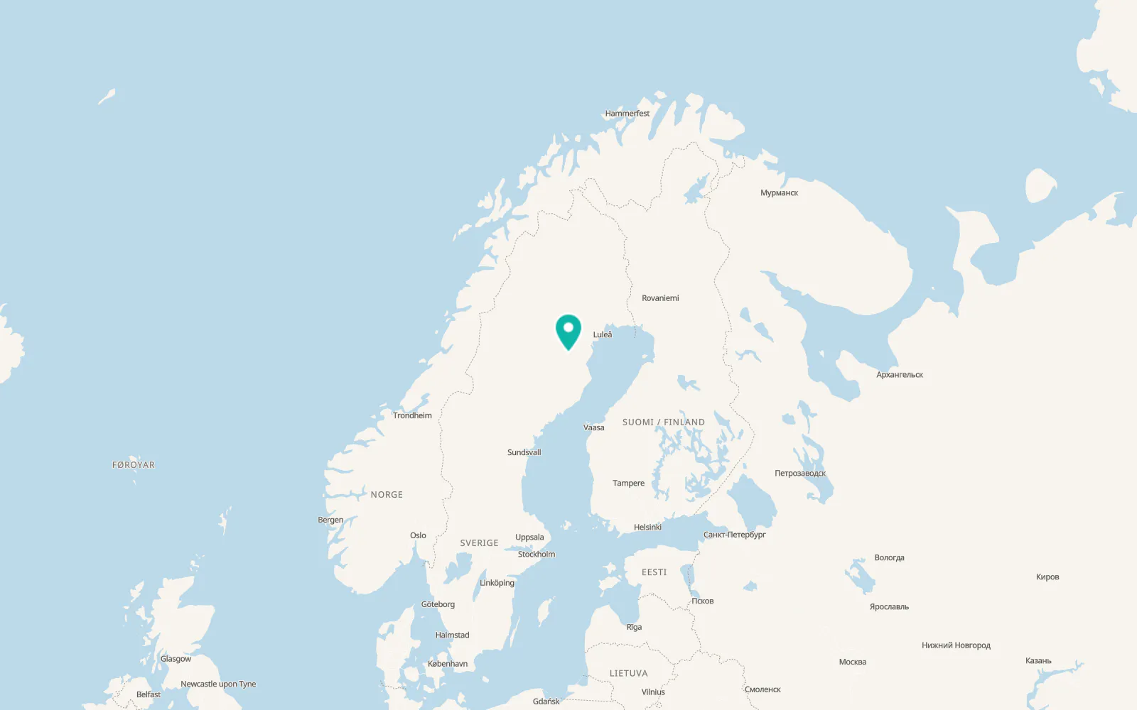 Map of Jörn
