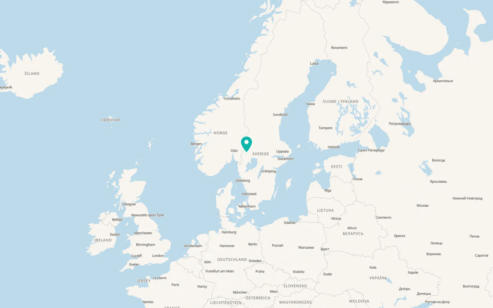 Map of Jössefors