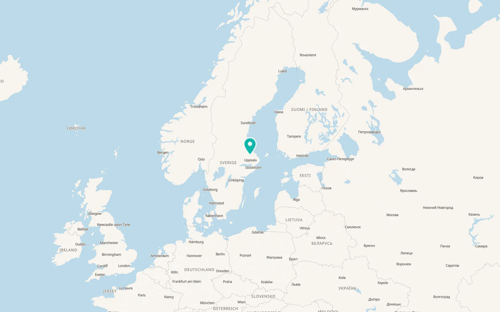 Map of Karby