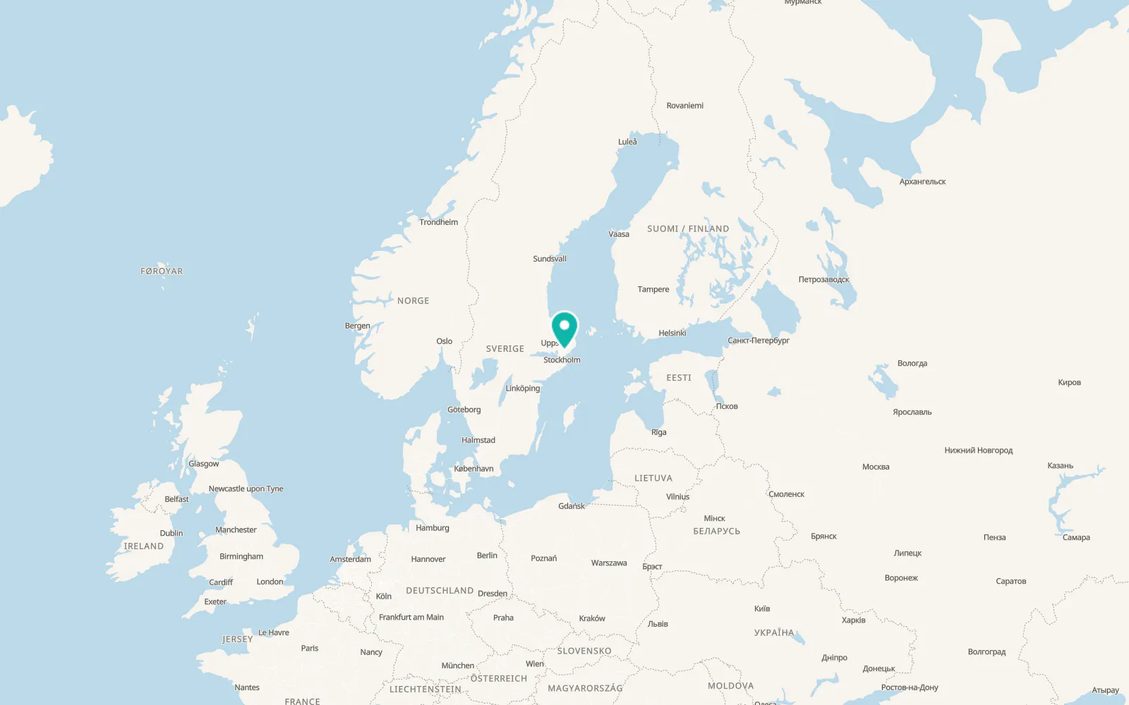 Map of Karby