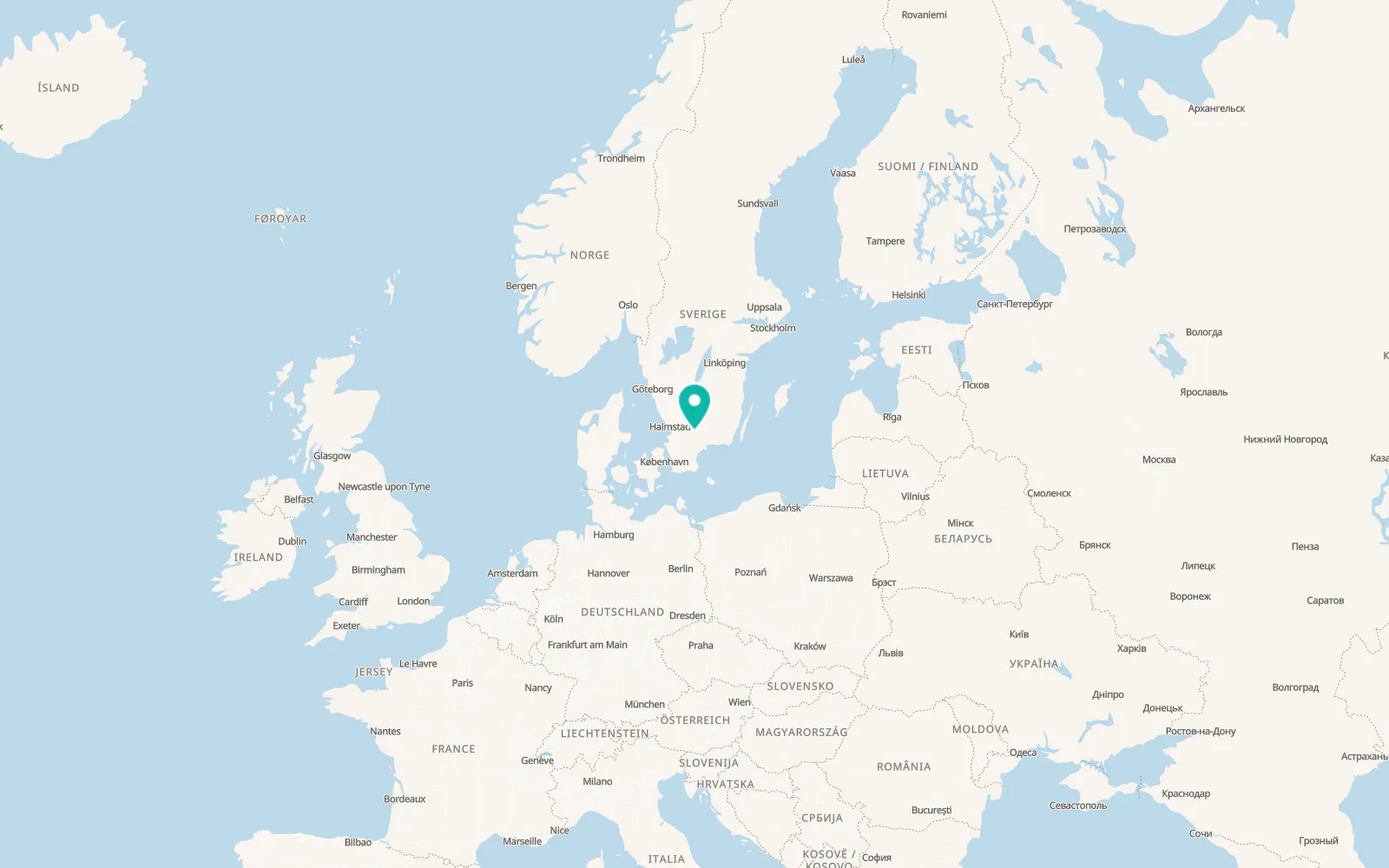 Map of Killeberg