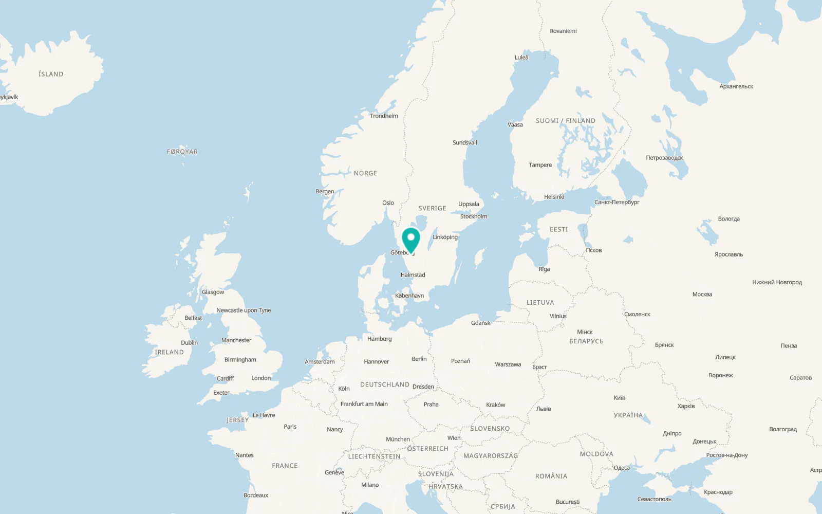 Map of Kinna
