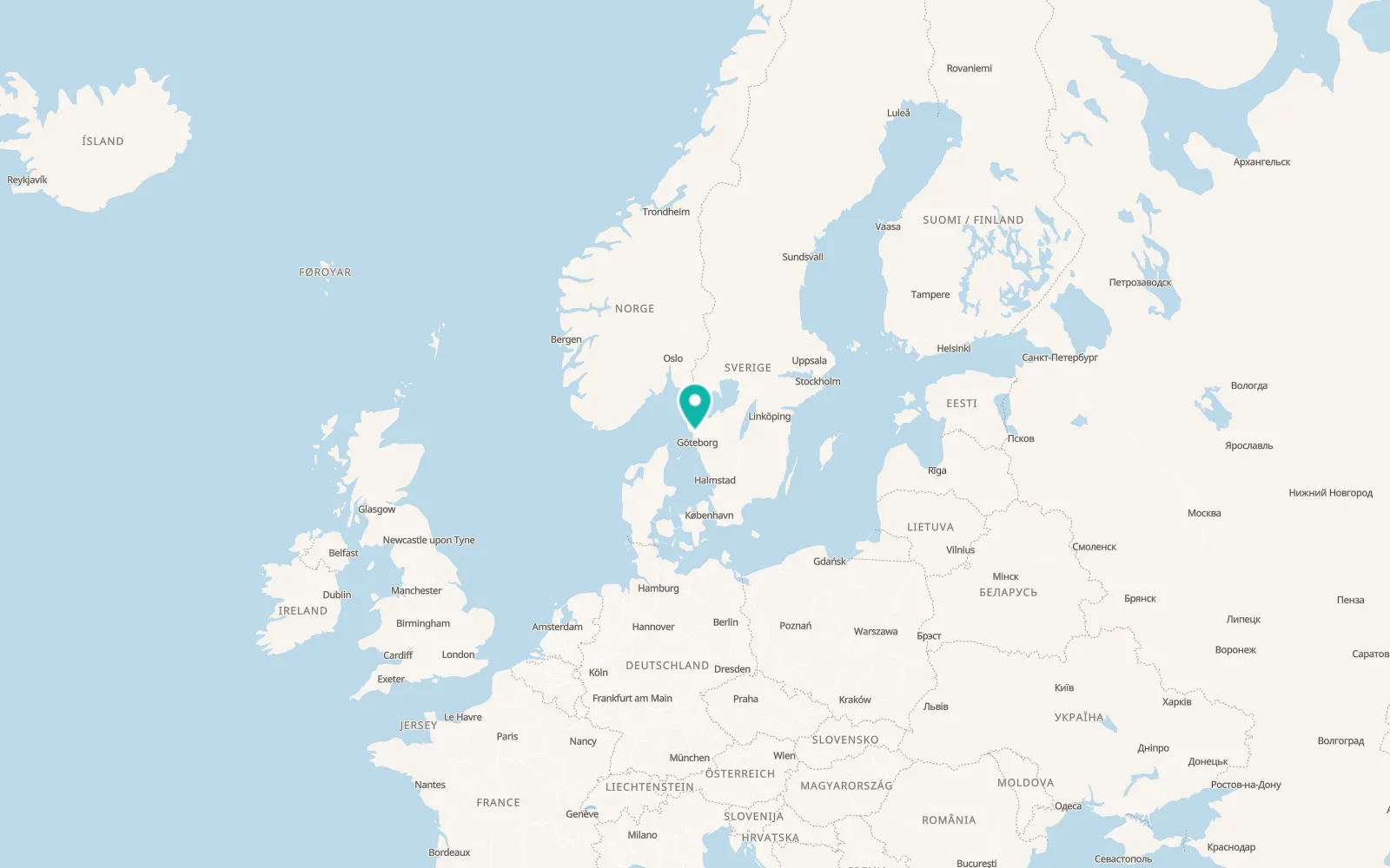 Map of Kode