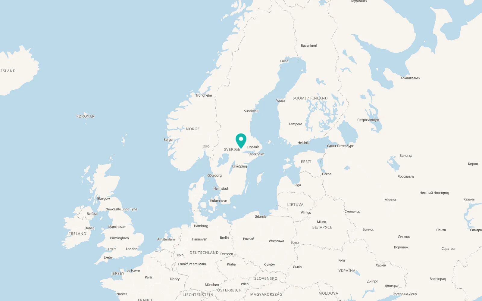 Map of Kolsva