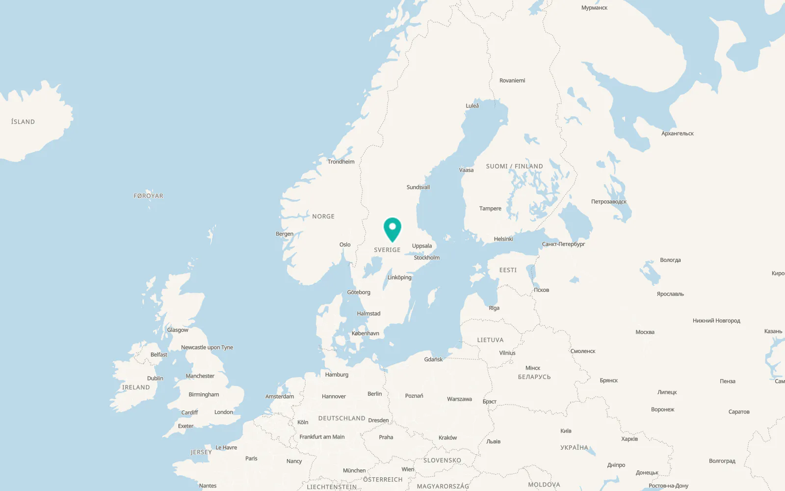 Map of Kopparberg