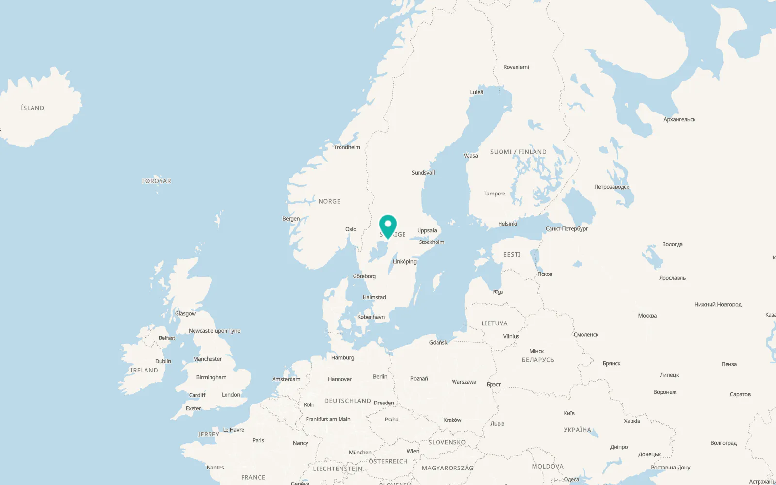 Map of Kristinehamn