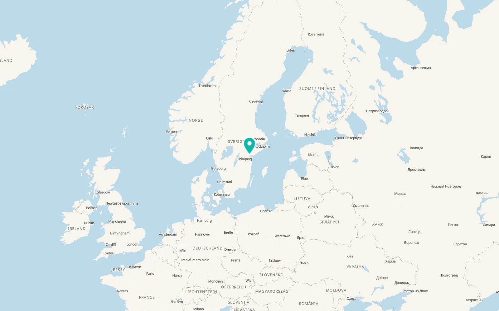 Map of Krokek