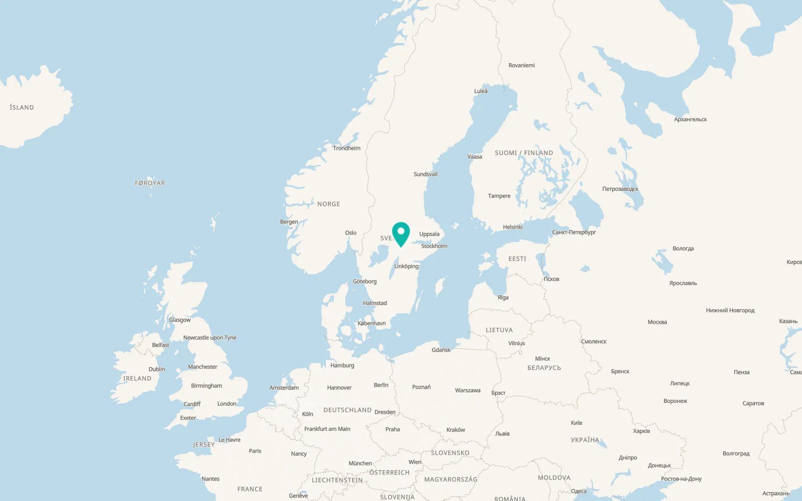 Map of Kumla