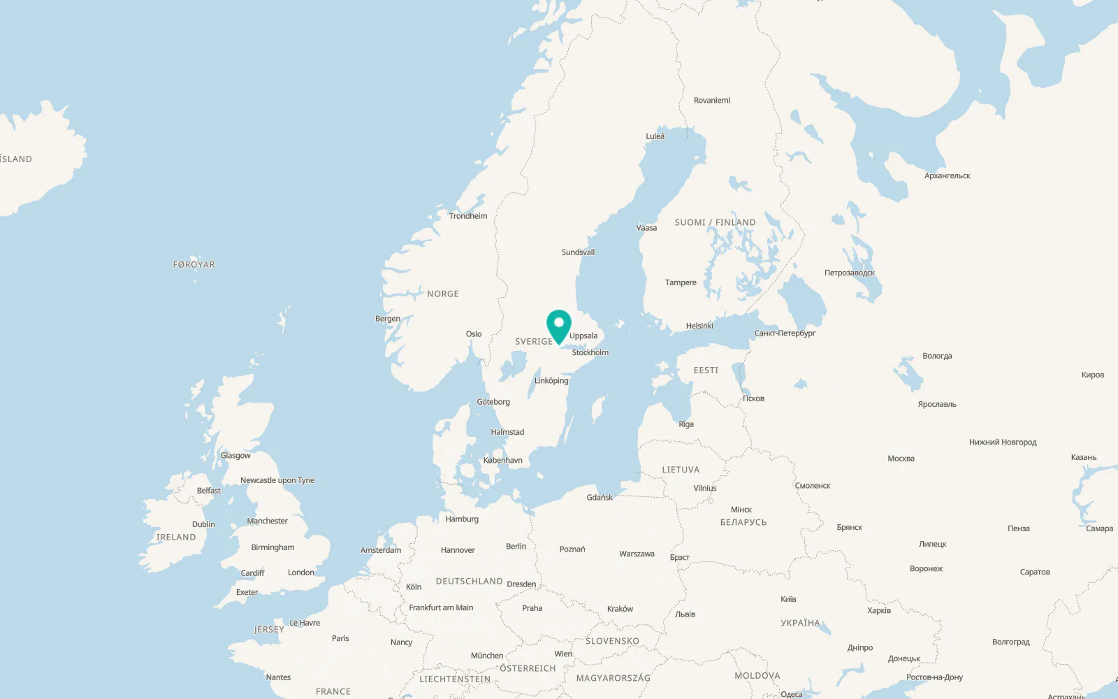 Map of Kungsör