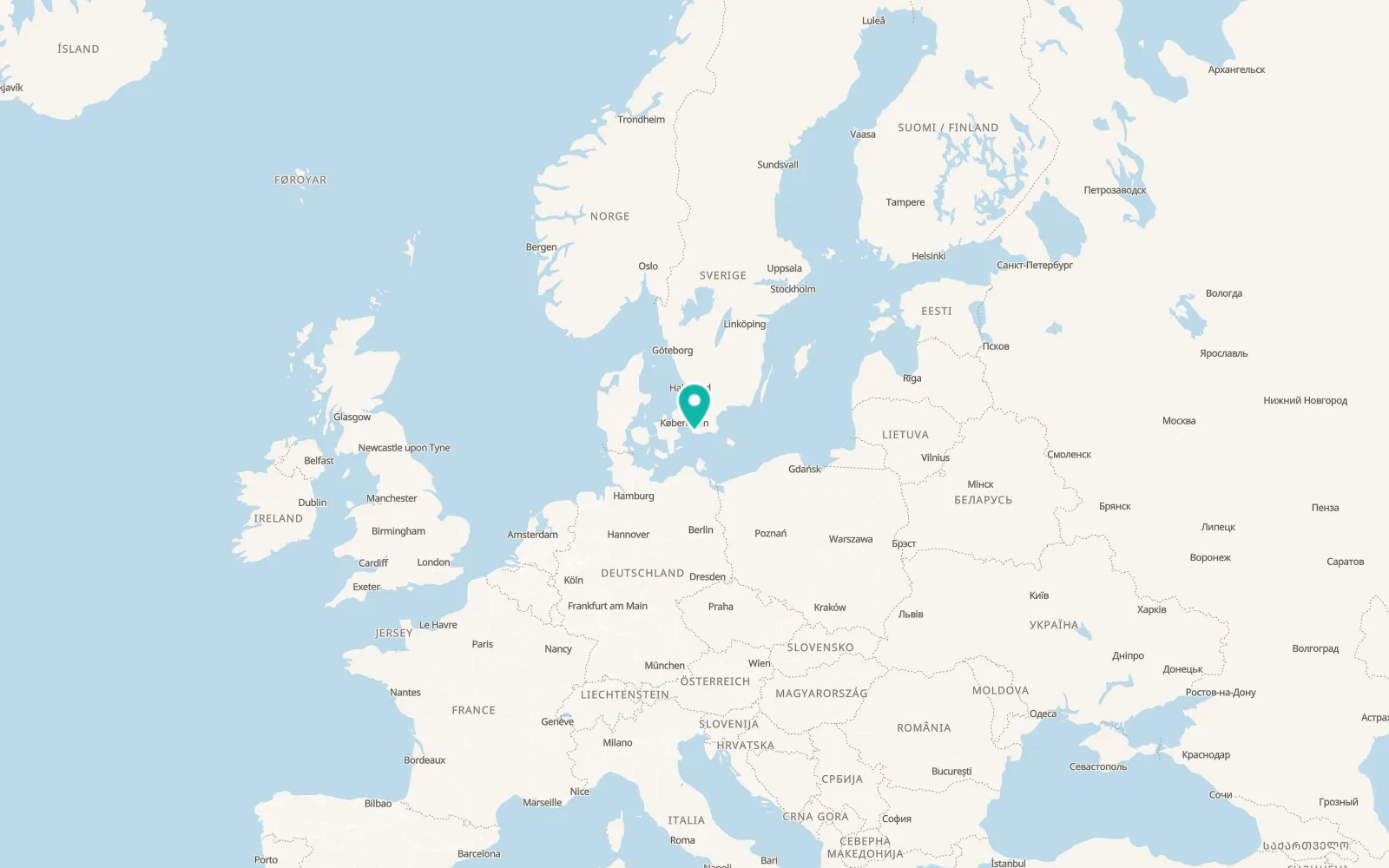 Map of Kurland
