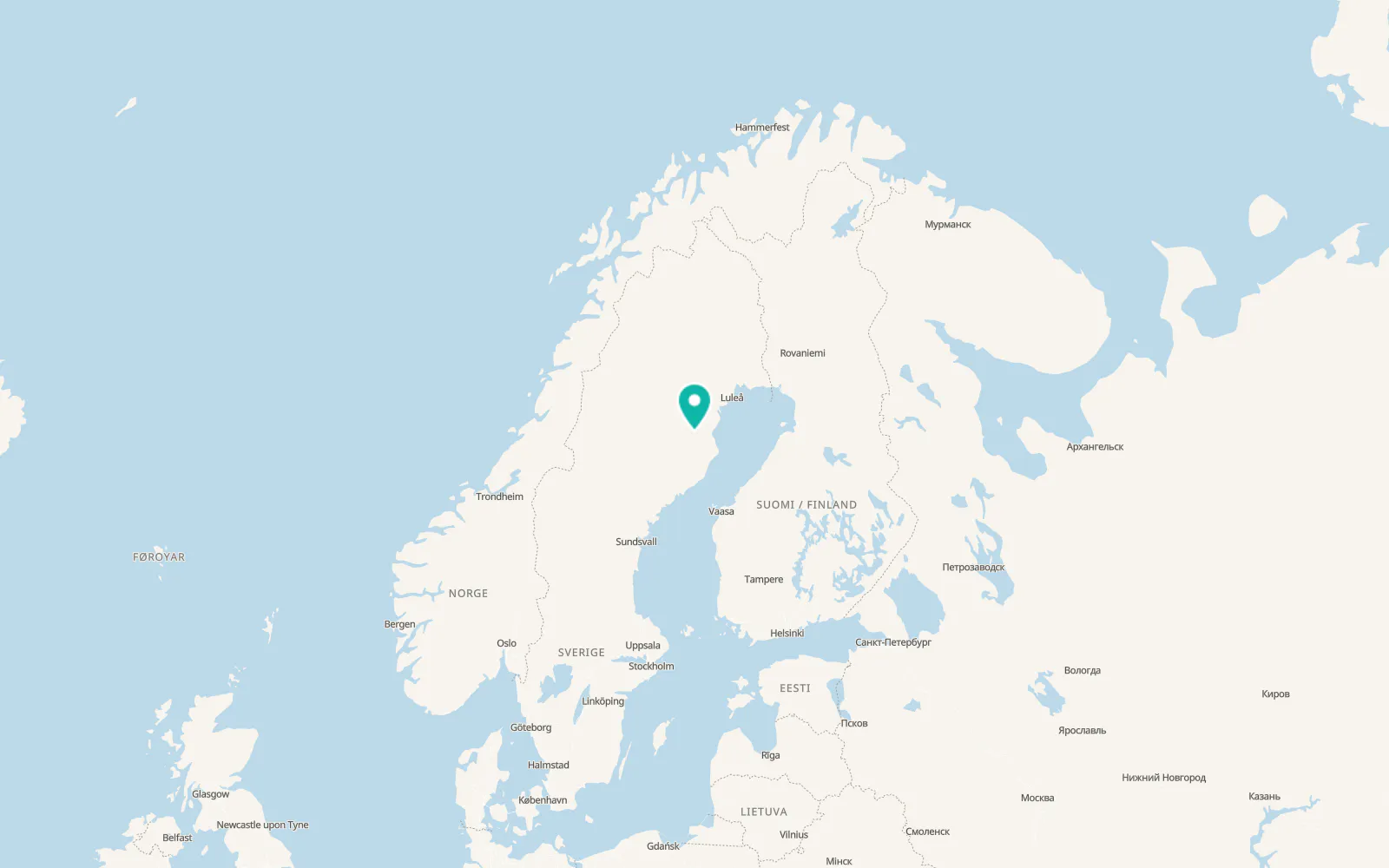 Map of Långsele