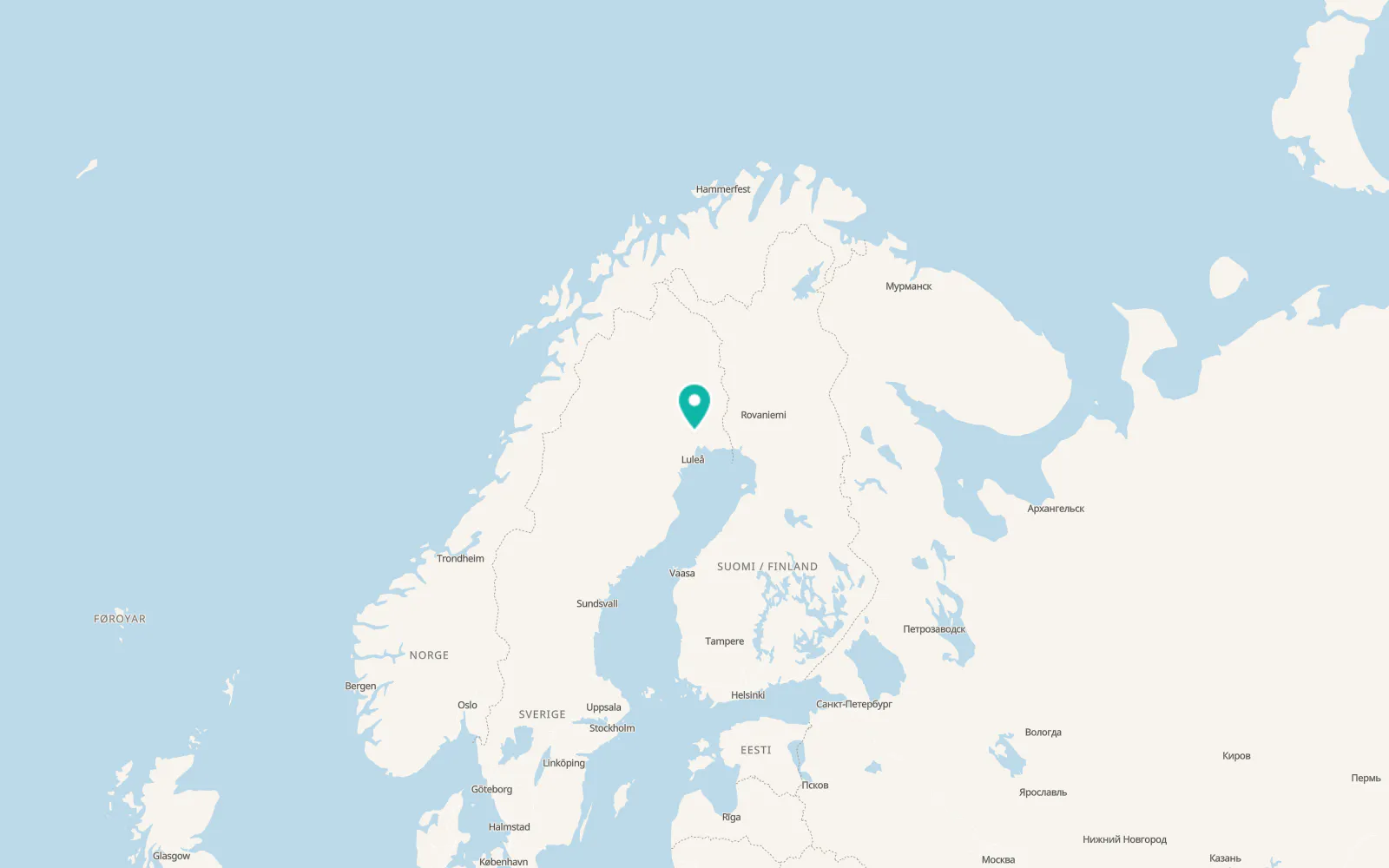 Map of Långvik