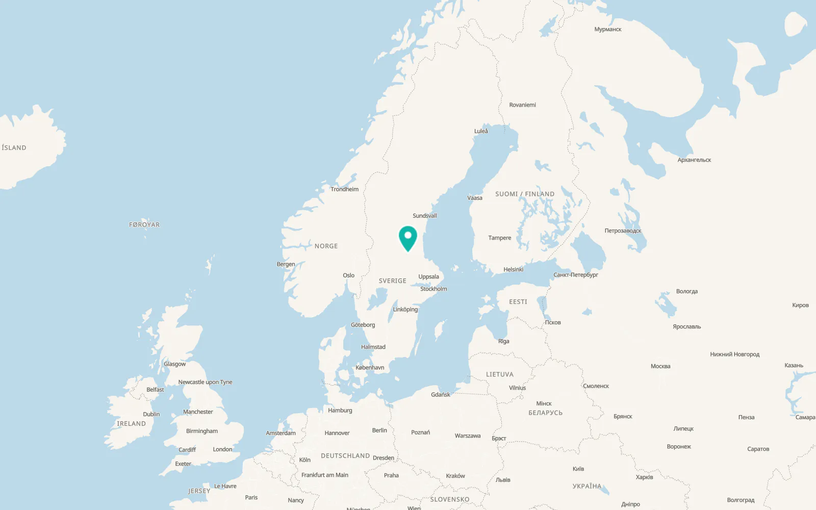 Map of Linghed