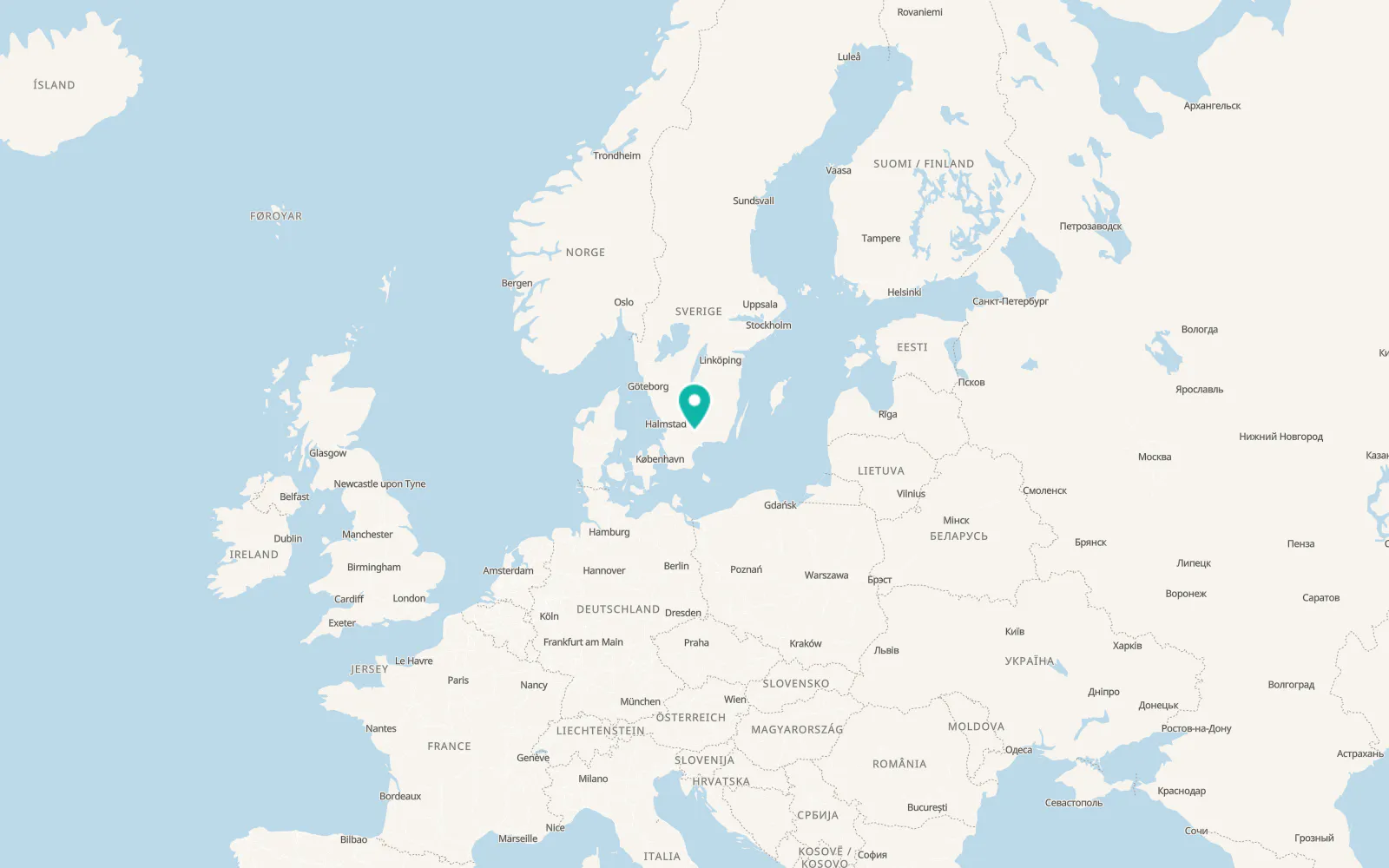 Map of Lönsboda