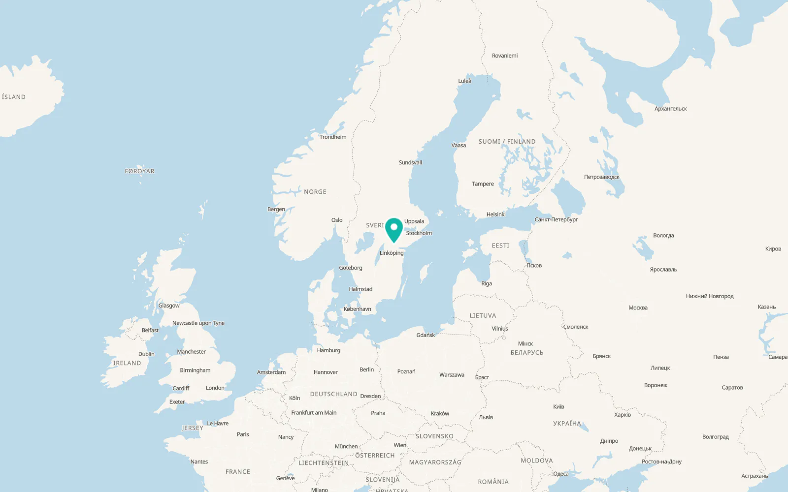 Map of Lotorp