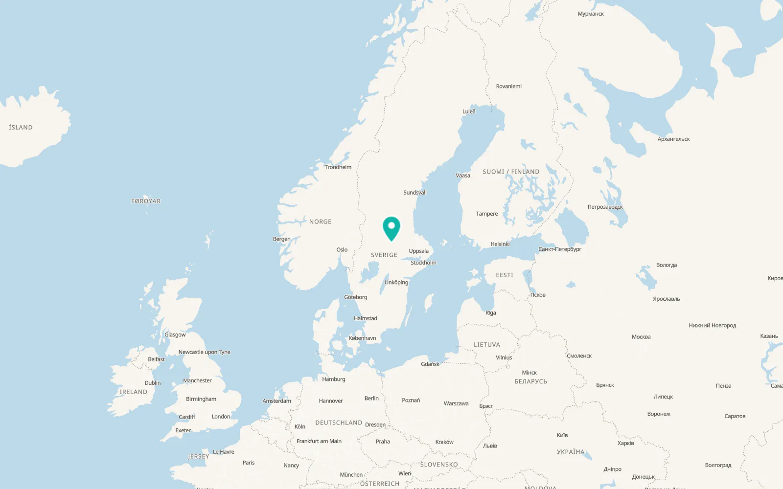 Map of Ludvika