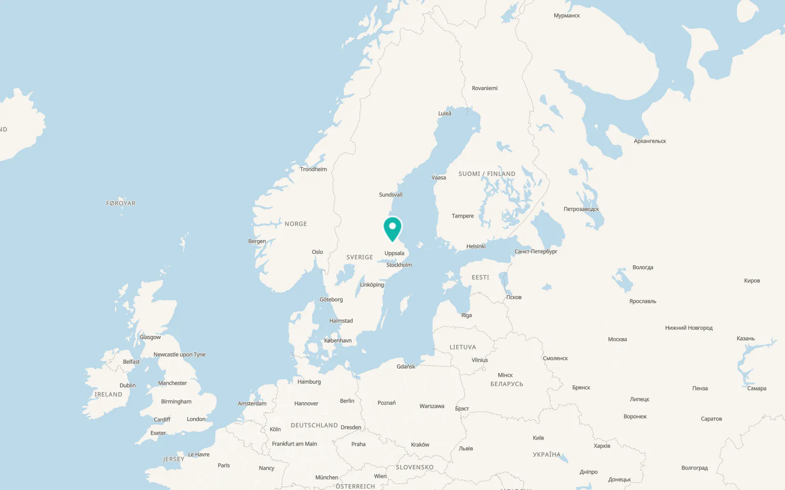Map of Månkarbo