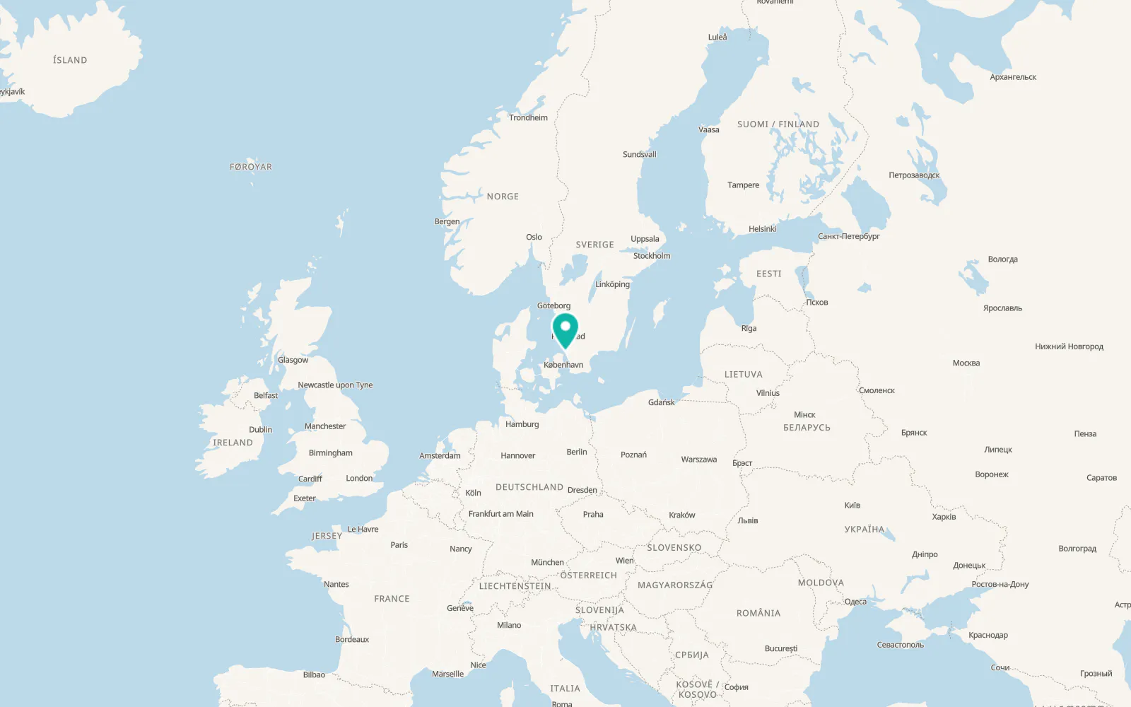 Map of Mariastaden
