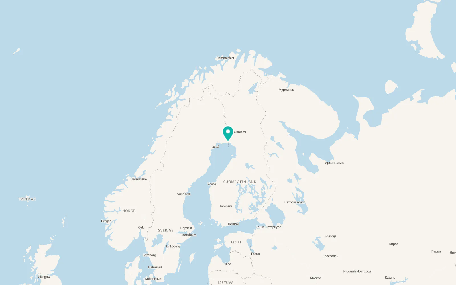 Map of Marielund