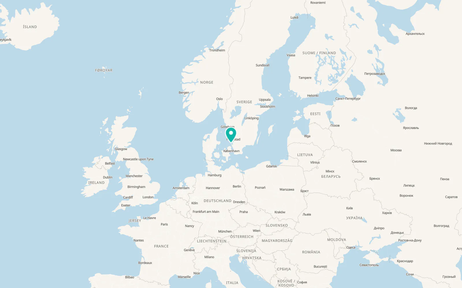 Map of Mölle