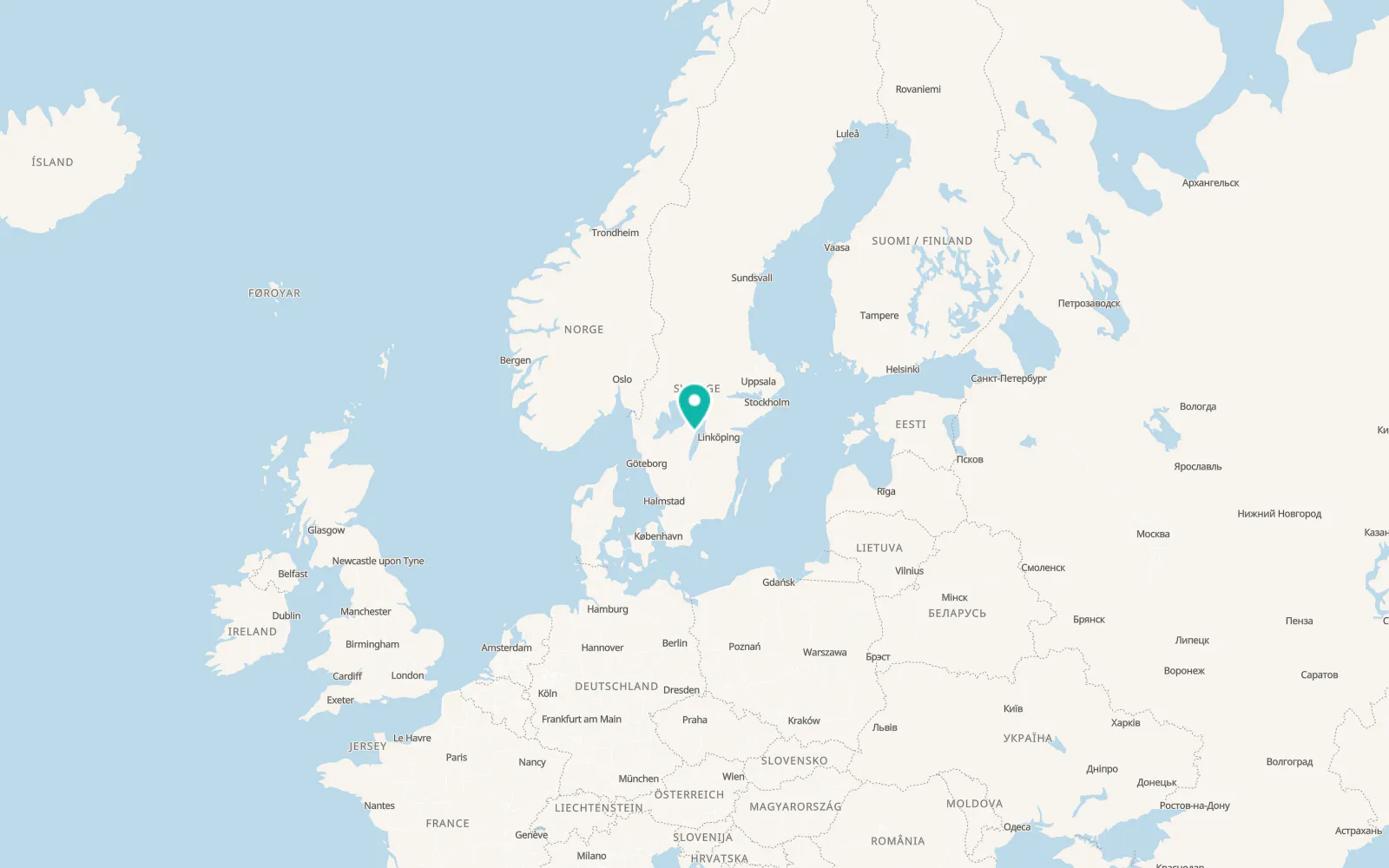 Map of Mölltorp