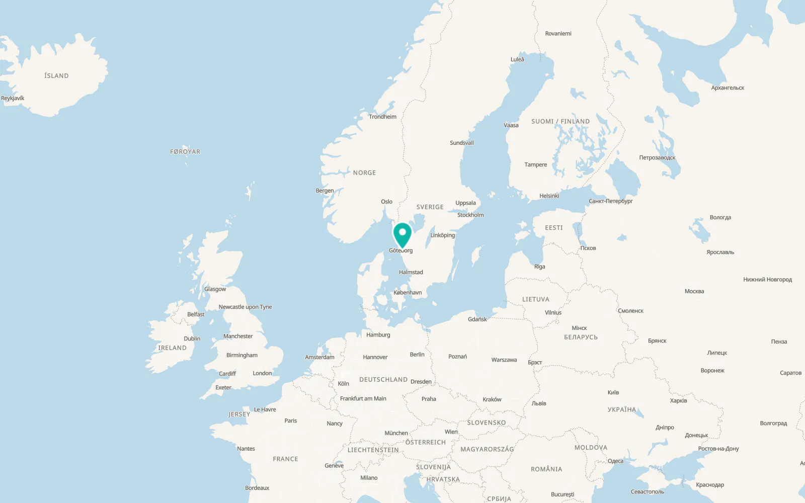 Map of Mölnlycke
