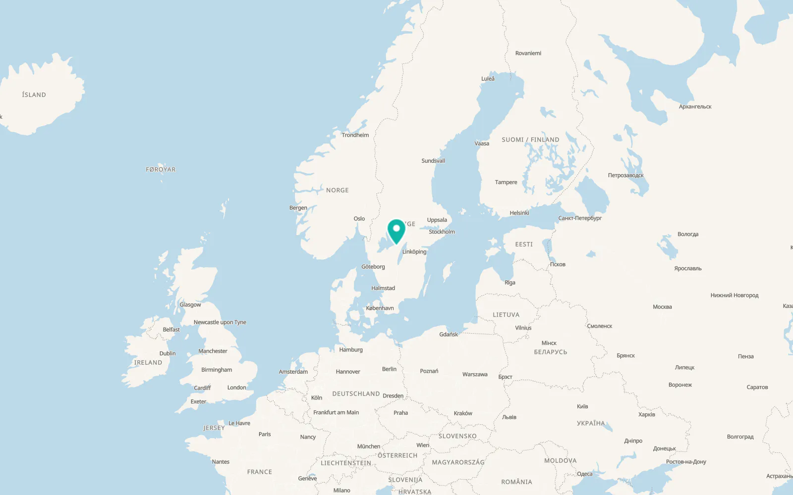 Map of Moholm