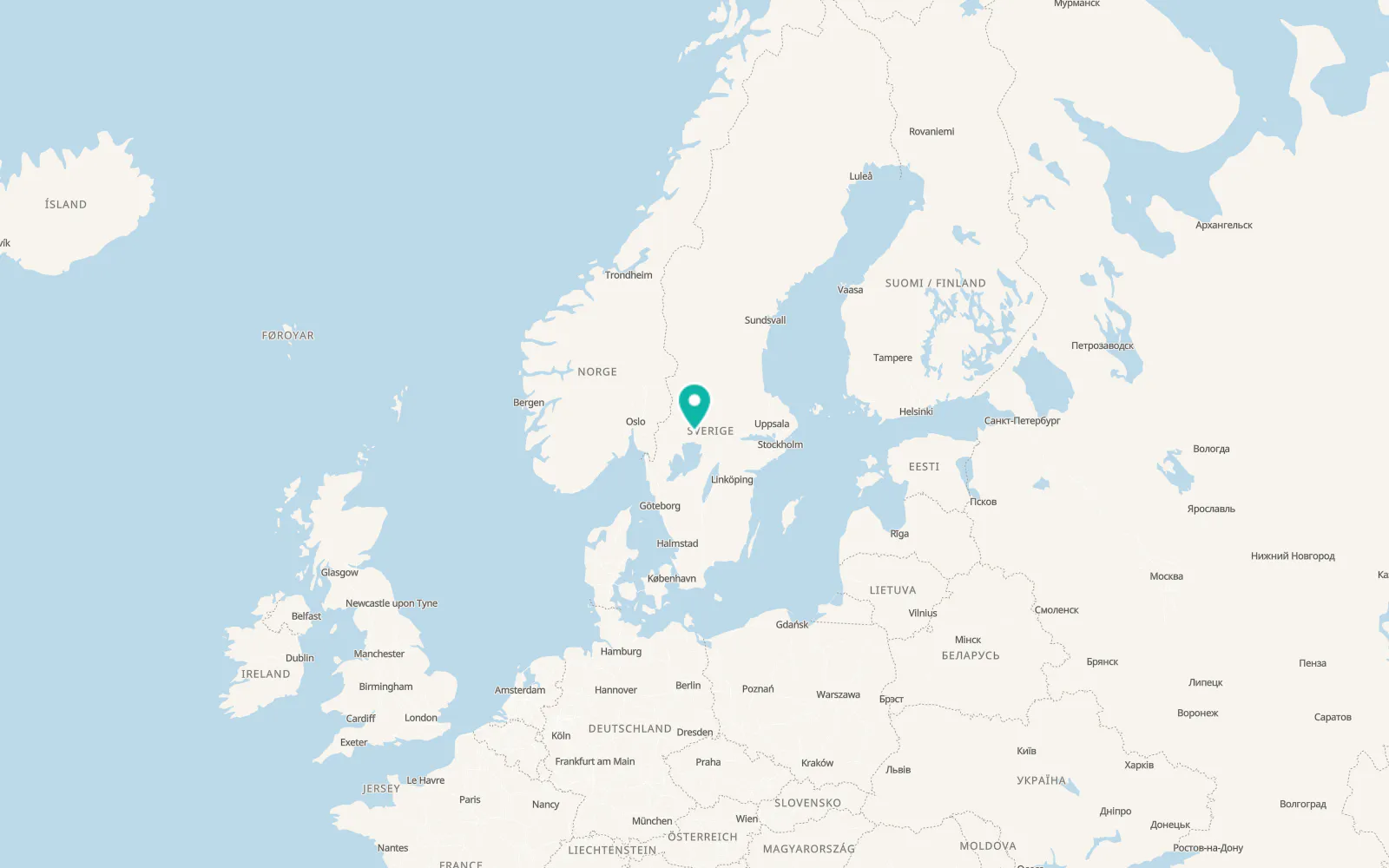Map of Molkom