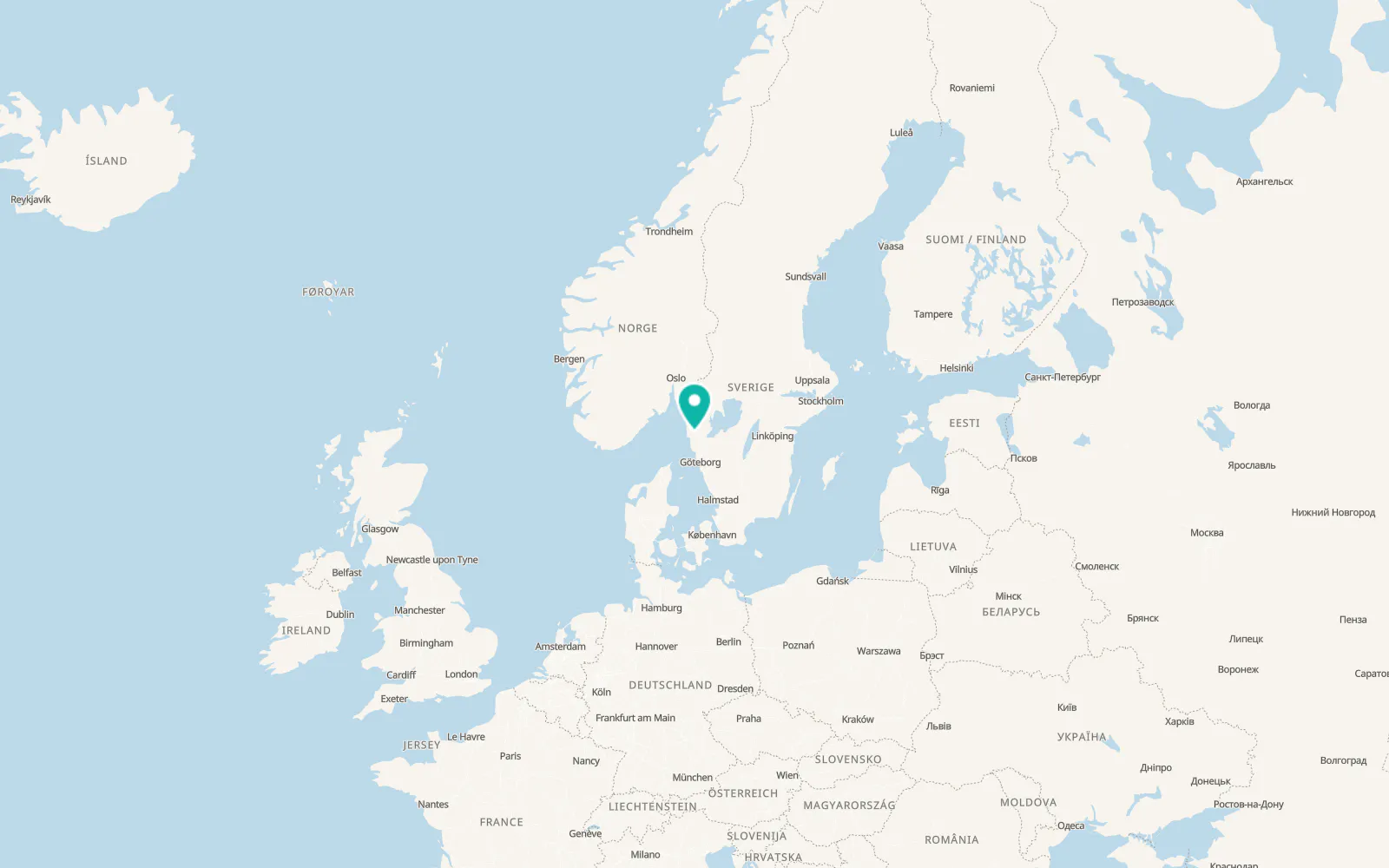 Map of Munkedal