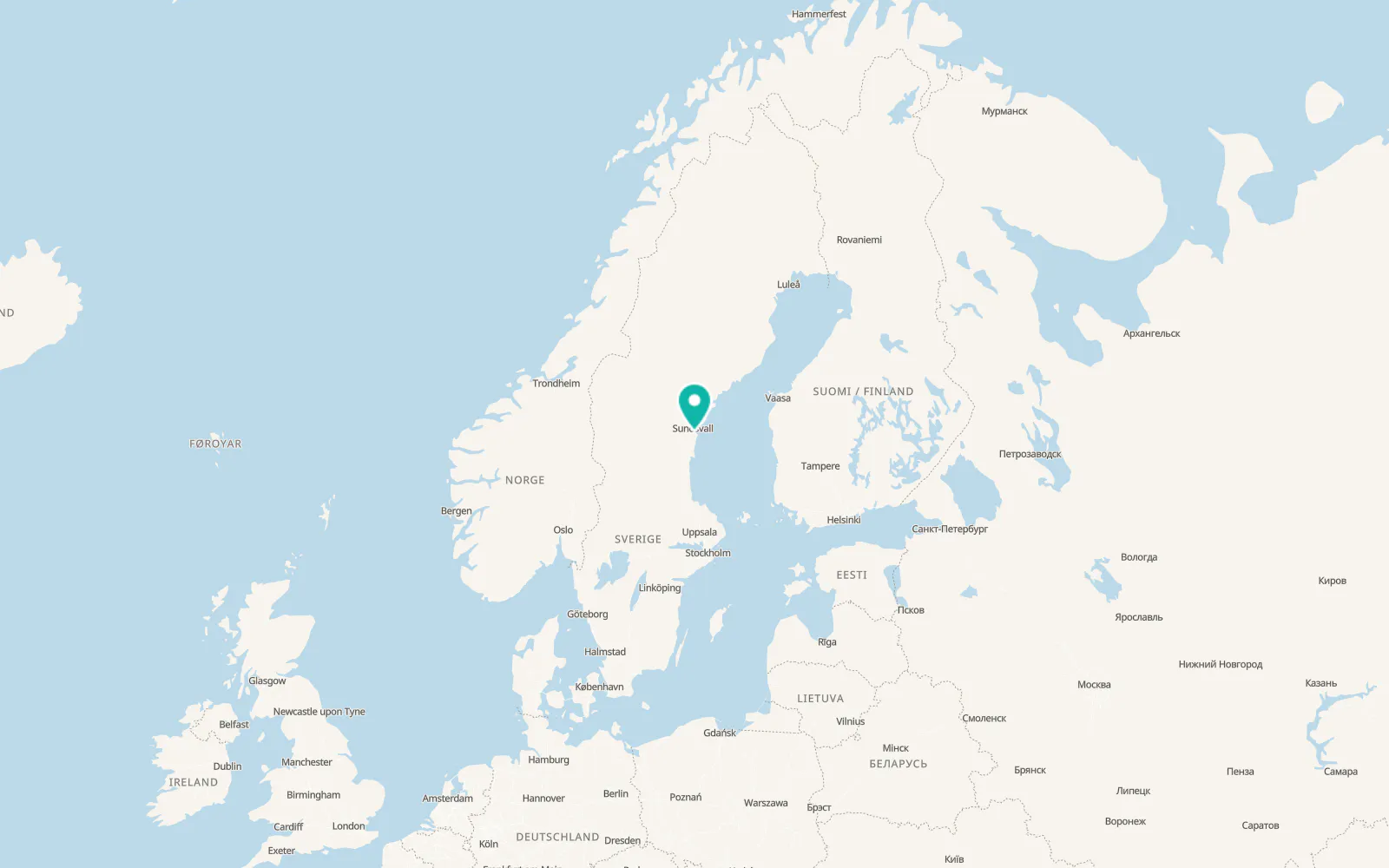 Map of Njurundabommen