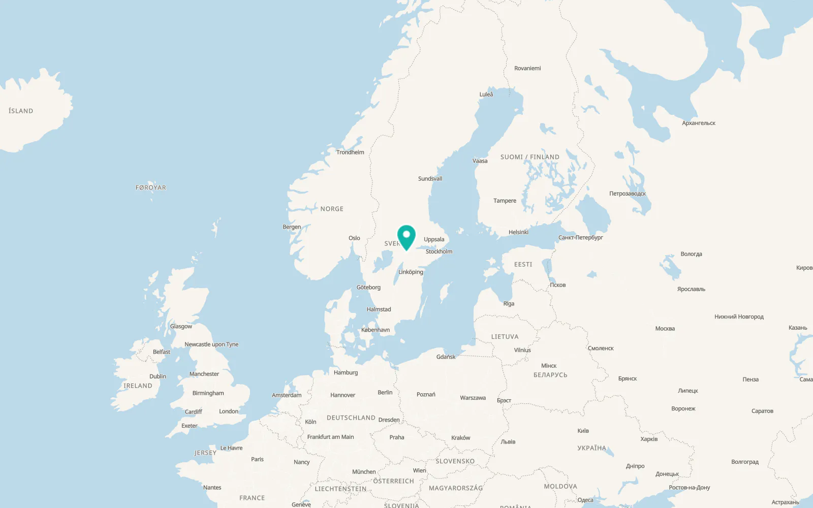 Map of Norra Bro