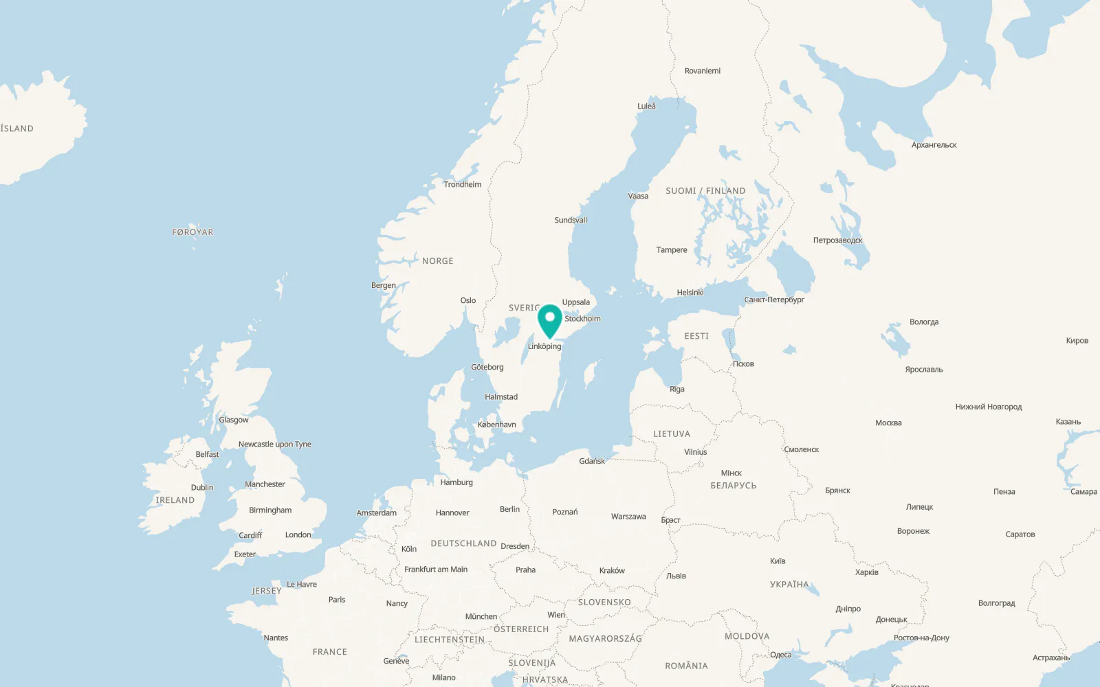 Map of Norsholm