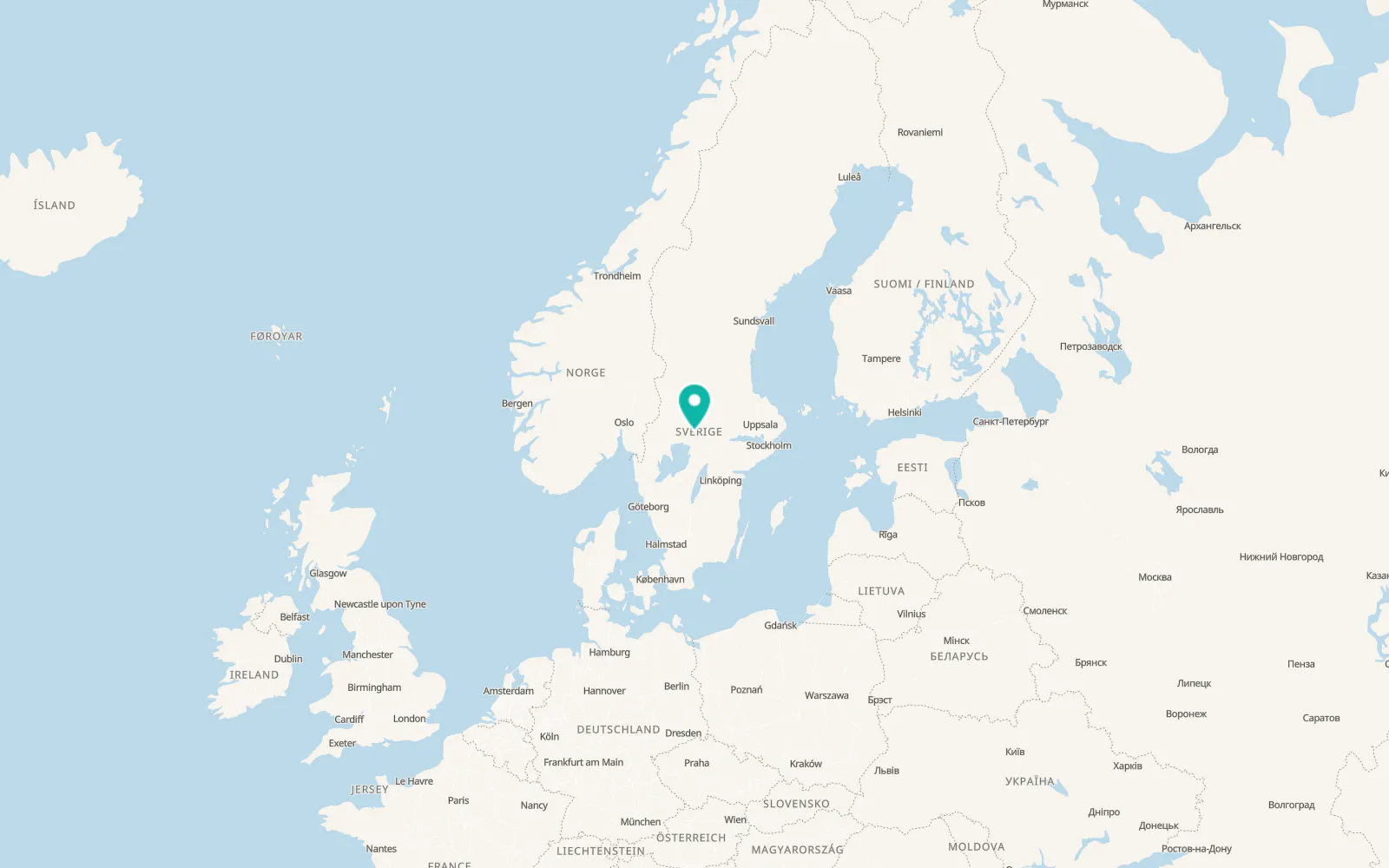 Map of Nykroppa