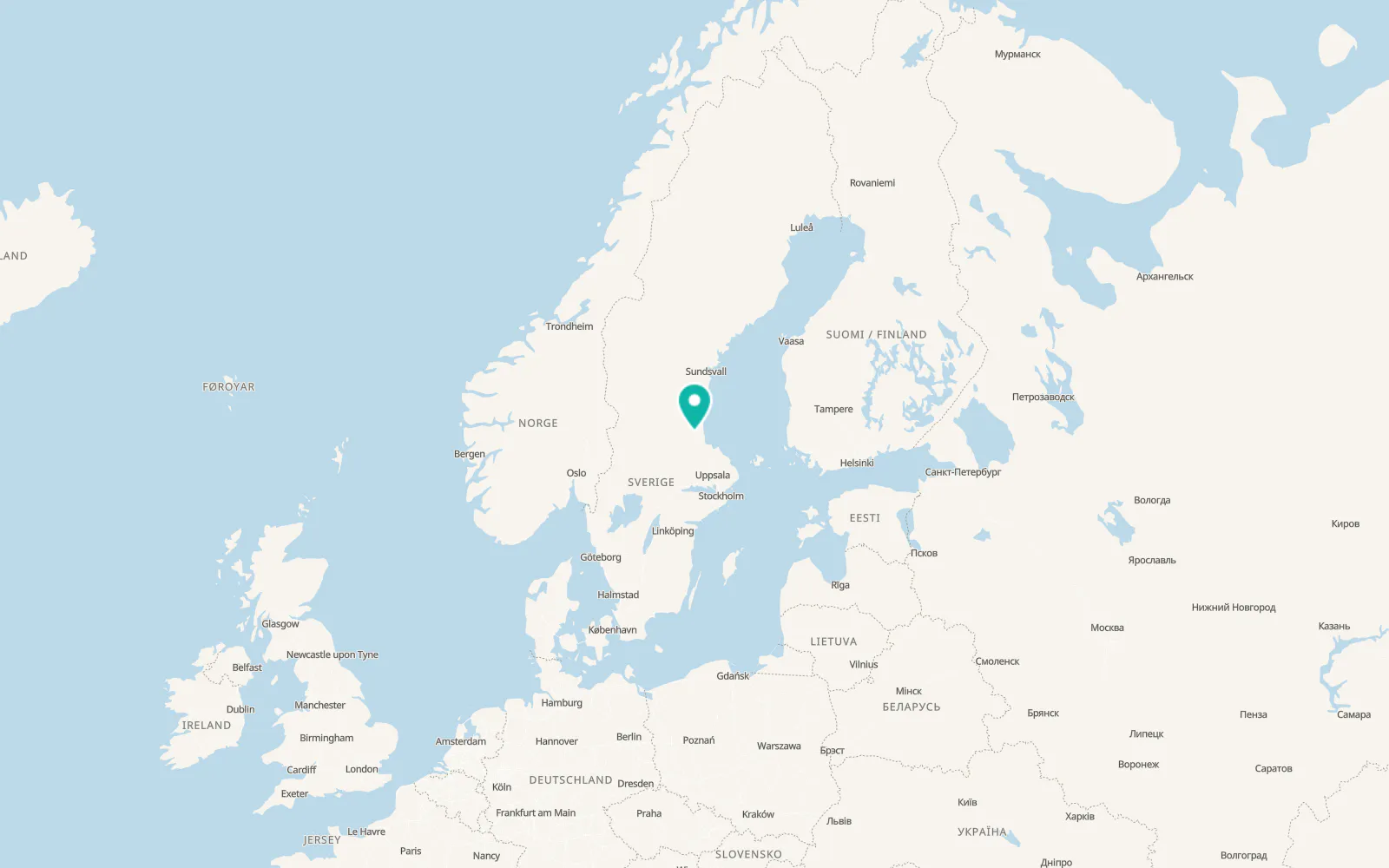 Map of Ockelbo