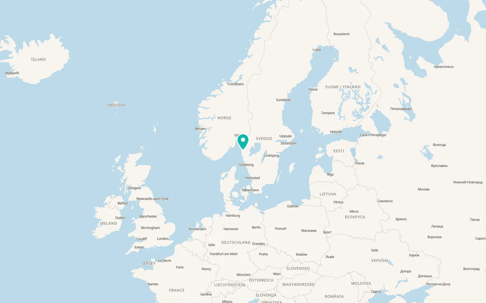 Map of Ödsmål