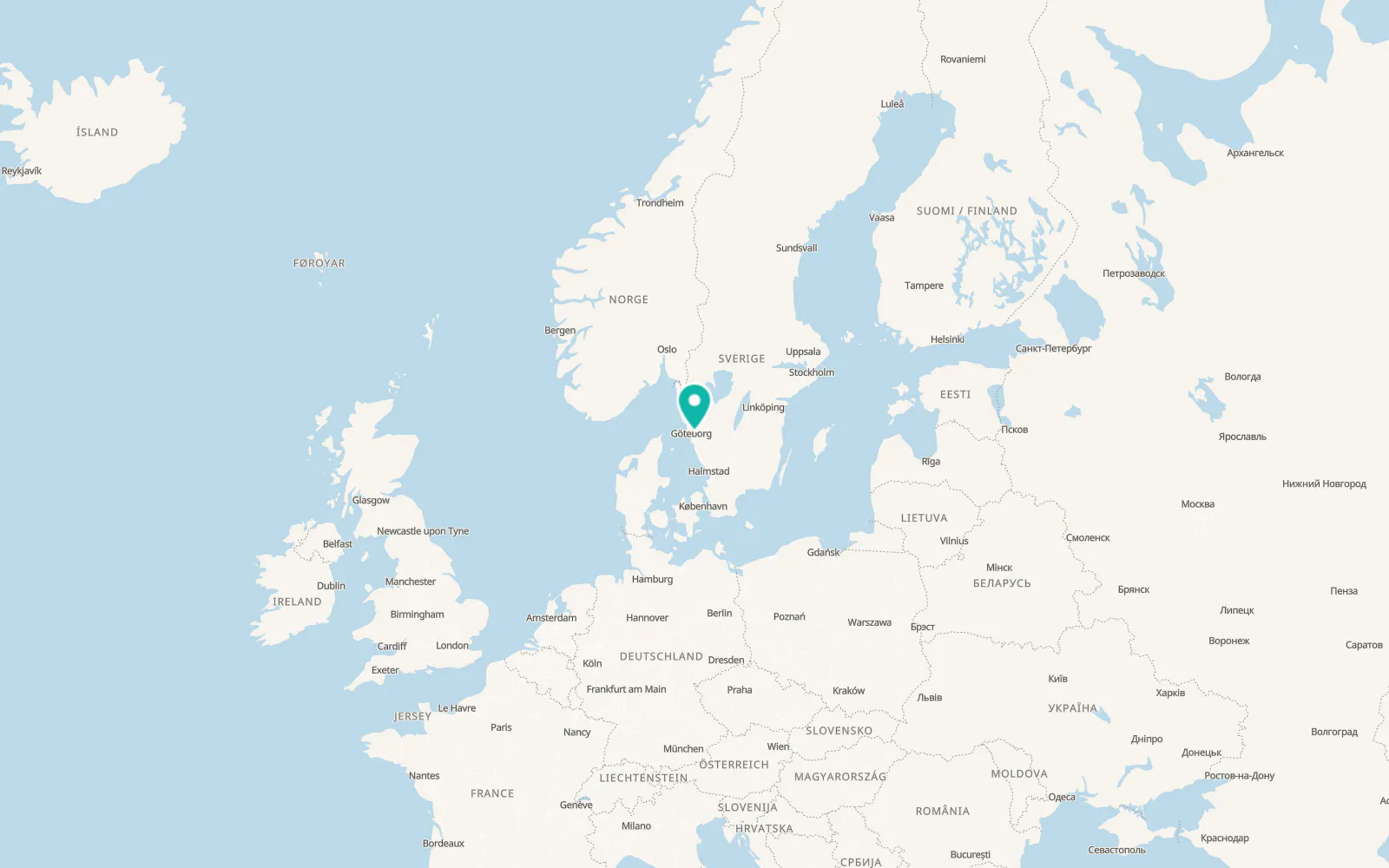 Map of Öjersjö